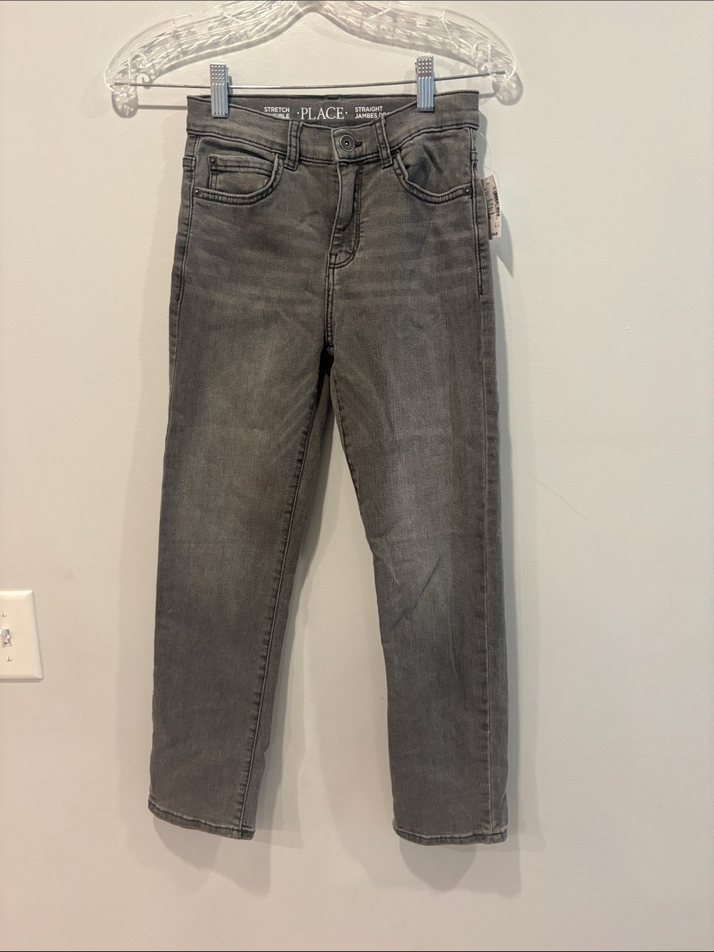 The Children's Place Gray Straight Leg Jeans